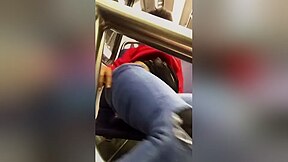 R50 Magosha In Train (public Masturbation)