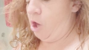 The world's best Female Honking - blow & spit, too