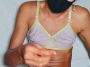 Femboy  jerking off cum - Lana Rosunx