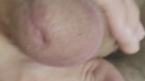Big Cock Rubbing in the Mirror - Edging Masturbation