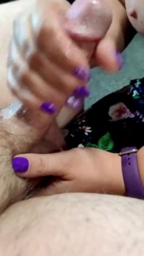 Must-see moment from &quot;Unexpected hand job for my step son free his dad left for work&quot;