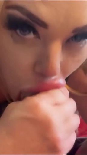 Just Couldnt Wait: Katrina Thicc Worships Daddys Cobra