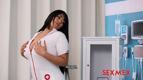 voluptuous and horny nurse . adry blaze