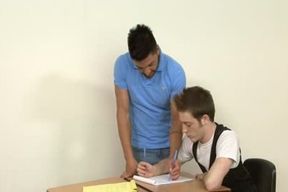 homo Students slamming In The Classroom