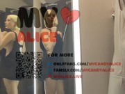 Try on haul transparent clothes, see through Try on haul , in the fitting room. Naked mycandyalice