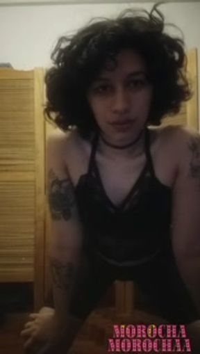 brunette moves her ass very tasty for you