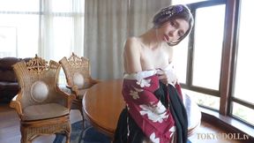 Mila.A shines in stunning white lingerie gravure shoot