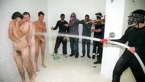 Midnight Shower Hazing - Hard Anal Initiation