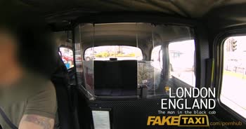 British Nurse in Uniform Fucks Taxi Driver in Fake Taxi