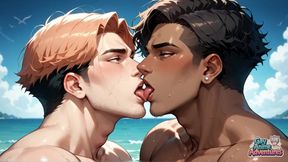 Sweating Muscles, Glory Holes, and Cum Shots Under the Red-hot Sunset Sky - Super-hot Gay Porn! Hardcore and Red Hot!