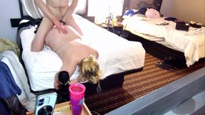 Like the Angle of This, Knocking Her From Behind and Cuming Closer to the Webcam