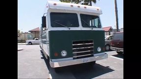Black and ebony&#039;s threesome in the camper!