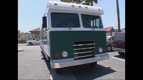 Black and ebony&#039;s threesome in the camper!
