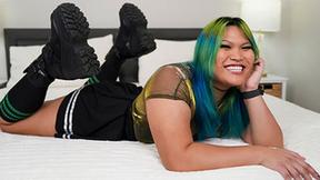 ”GROOBYGIRLS - Ass Fucking masturbation with Dildo By Genesis”