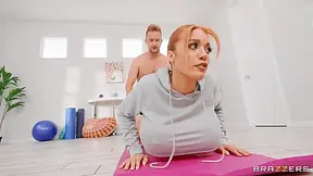 Ambers Yoga Titty Tease With Amber Alena