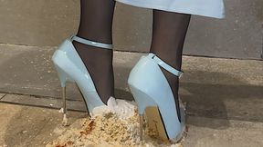 Satin Dress and High Heels trashed MP4