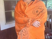 Chubby BBW Nerd Fucks Both Holes and Shows Off