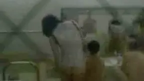 Steamy Teen Uncovered in Asian Bathhouse Passion Trap