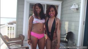 porsha carrera & stephanie kim ate rome major & tai woodz s bbc!