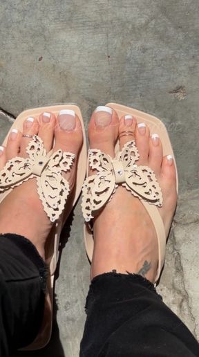 A Day in Butterfly Flip Flops