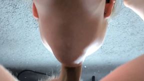 After licking his ass &mdash;  his stuffs my throat ????