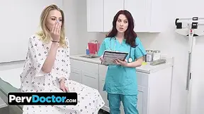 Slender Blonde Patient Lets Stretch Her Pussy
