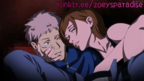 Itadori and Nobara decide to fuck after a mission.