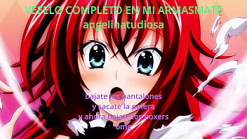 joi  tu compa&ntilde_era de estudio te hace la paja, instrucciones para masturbarse anime hentai TRAILER RIAS GREMORY