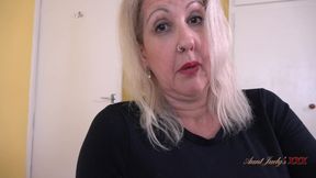 AuntJudysXXX - Your Mature Stepmom Mrs. Maggie Finds Your *** Panty Stash (pov BJ)