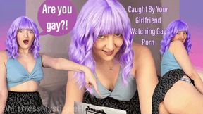 Caught By Your Girlfriend Watching Gay Porn - Make Me Bi Bisexual Encouragement and Humiliation Femdom POV with Mistress Mystique - MP4