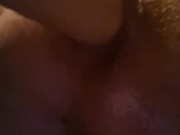 Close up anal with dildo and gape!