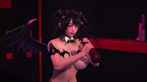 Succubus Girl Fucked the Devil in Honor of Halloween