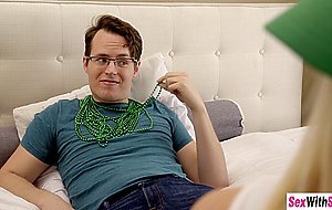 My stepsis Danni Rivers and her friend Kiara Cole rode my dick after oral