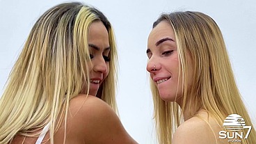 The boy didn't forgive the two hotties and stuck it deep in the sluts' ass and pussy - Evy, Frotinha, Laty [bts]