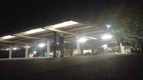 Risky sex in an empty parking lot!