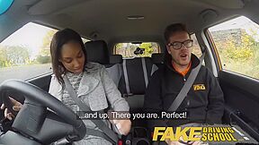18yr Black Teen 18+ Filled Up By Her Driving School Teacher In Car & Outdoor