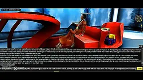 Cute Cici X-Mas Head Bangs in 3D Anime Game Adventure