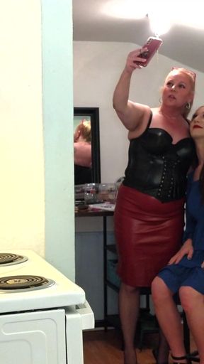 Dressed in Drag for Girls Night Out