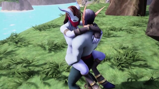 Elf fucking a draenei girl in the land of Azeroth - Warcraft porn parody Short Clip