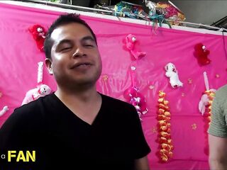 Large Breast Celebration: Siri And Samantha Service Schlongs On Bang A Fan!