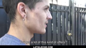 LatinLeche - Boy Convinced to Suck Dick on Film