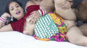 DESI NEWLY MARRIED HUSBAND WIFE HARDCORE FUCK IN SEXY SAREE PART 2