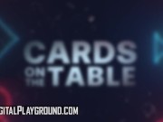 DIGITALPLAYGROUND - Behind The Scenes Look On The Porn Set Of DPs Cards On The Table!