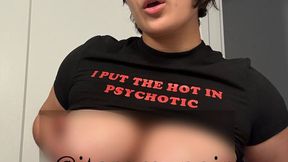 Oiled Pregnancy Breast Worship