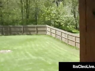 Web camera Gal Its Cleo Rides Sex toy & Tractor -WTF?