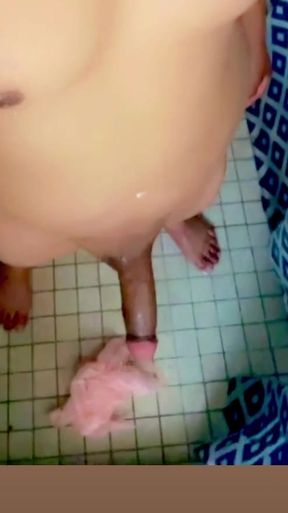 Big cock in the shower