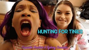 Hunting for Tinies - Starving Cupcake Sinclair and Sydney Screams Search for Tiny People to Vore - HD 1080 WMV