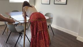Bohemian Rascal - Kinia has earned herself a spanking and for her cheek, she also gets the cane.