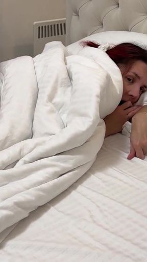 I caught my stepdaughter after masturbating, when she was resting and taught her how to do it   Clip 2