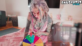 Tattooed Camgirl's Live Show Interrupted by Rough Surprise Fuck